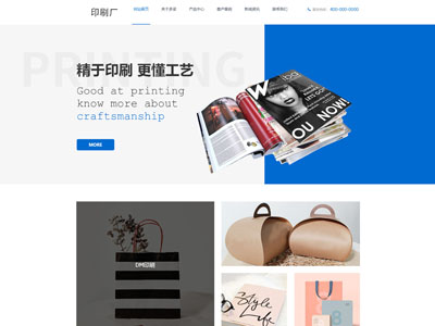 海城专业化印刷生产厂家公司建站-案例